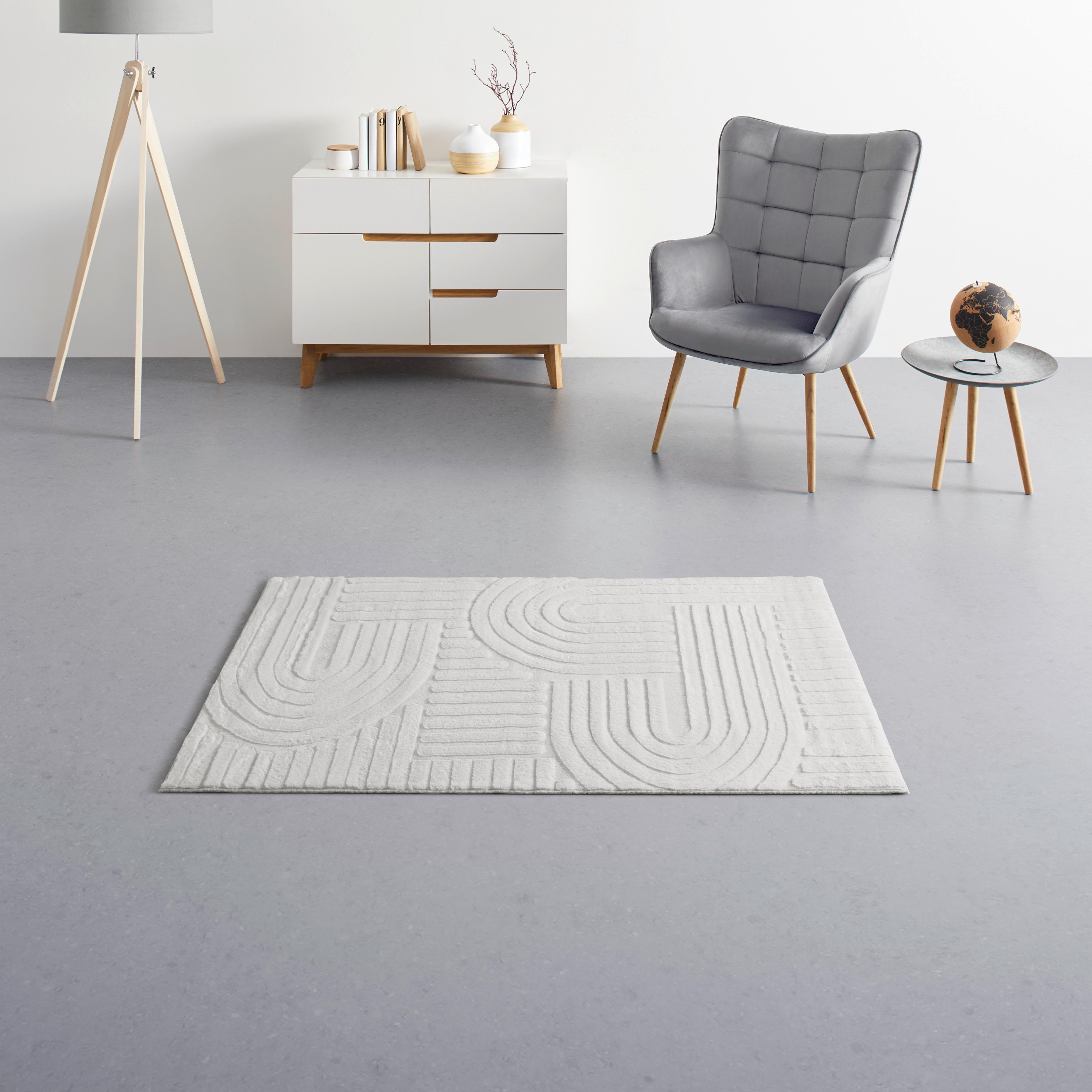 Kunstfell Bella Creme ca. 100x155cm - Perlmutt, Modern, Textil (100/155cm) - Mömax