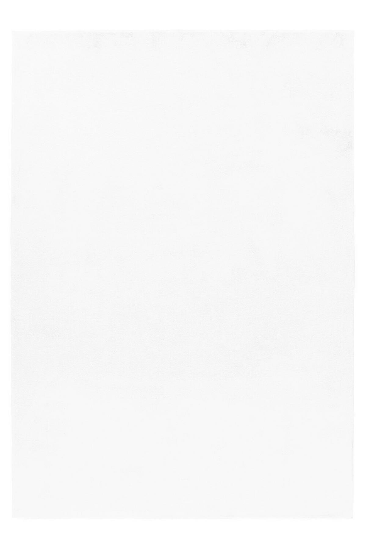 Preproga Z Visokim Florom Pouffy, Bela, 200x290cm - bela, Basics, tekstil (200/290cm)
