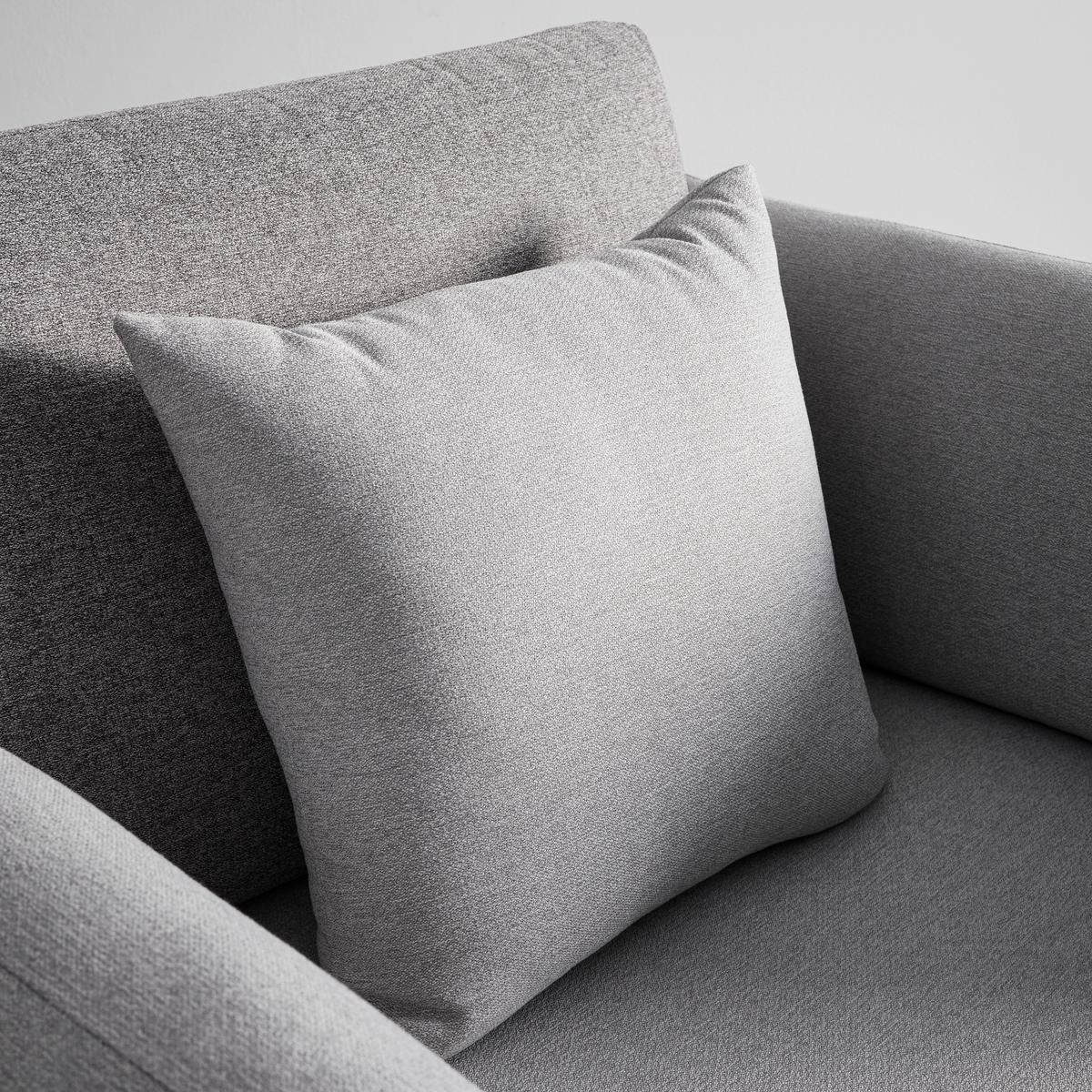 Scaun de relaxare GENESIS - gri, Modern, lemn/metal (112/65/91cm) - Bessagi Home