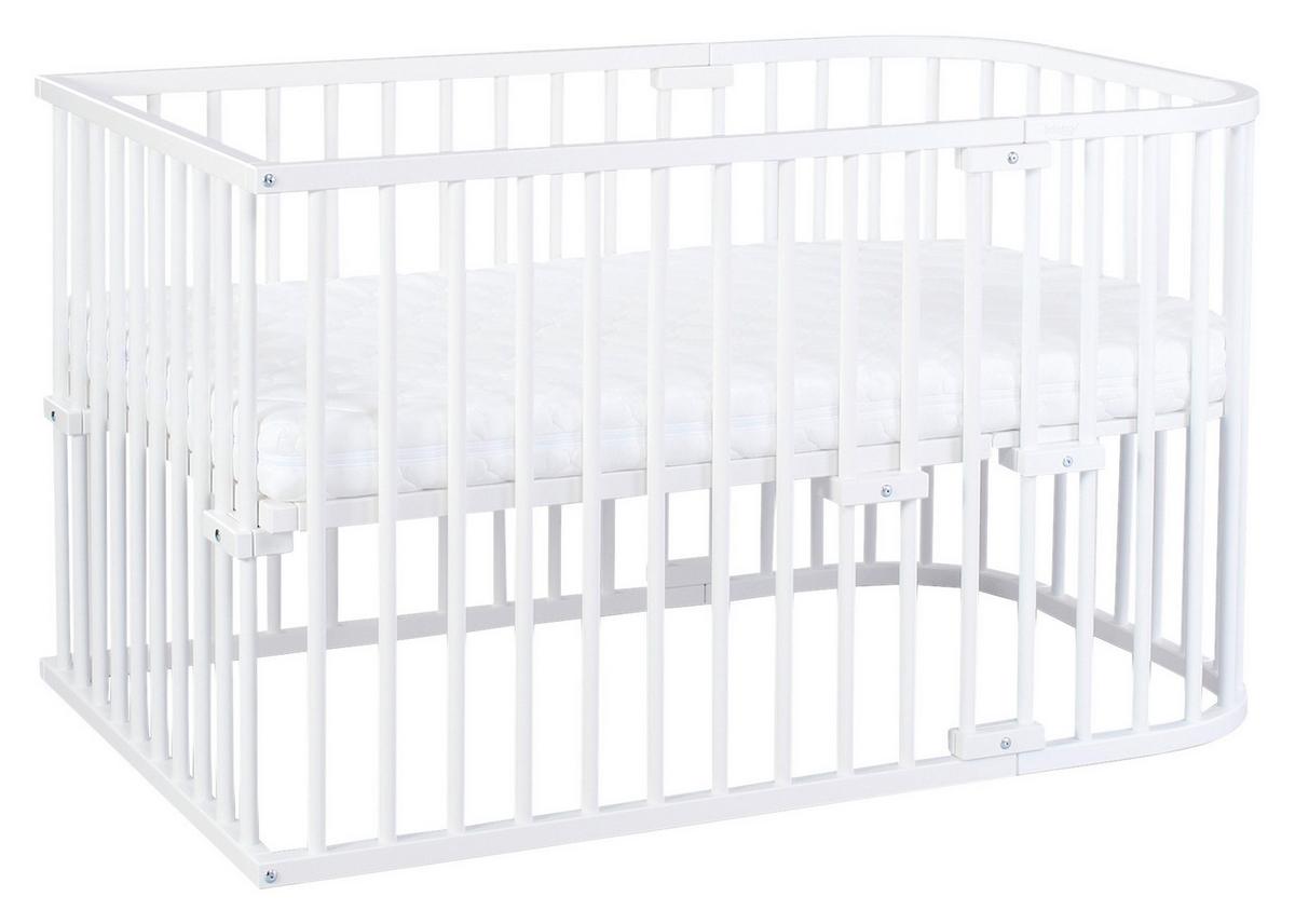 ŁÓŻKO DOSTAWNE 176102 BABYBAY - biały, Basics, drewno (95/79cm) - Babybay