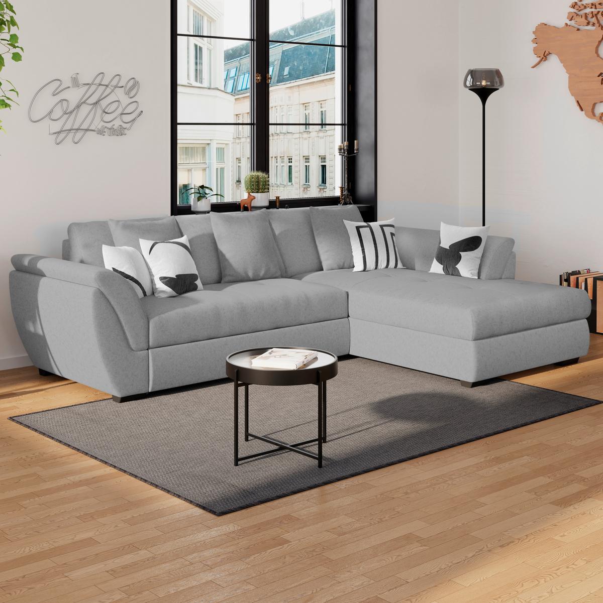 Coltar Berisso - gri, Design, textil (278/187cm) - Mömax