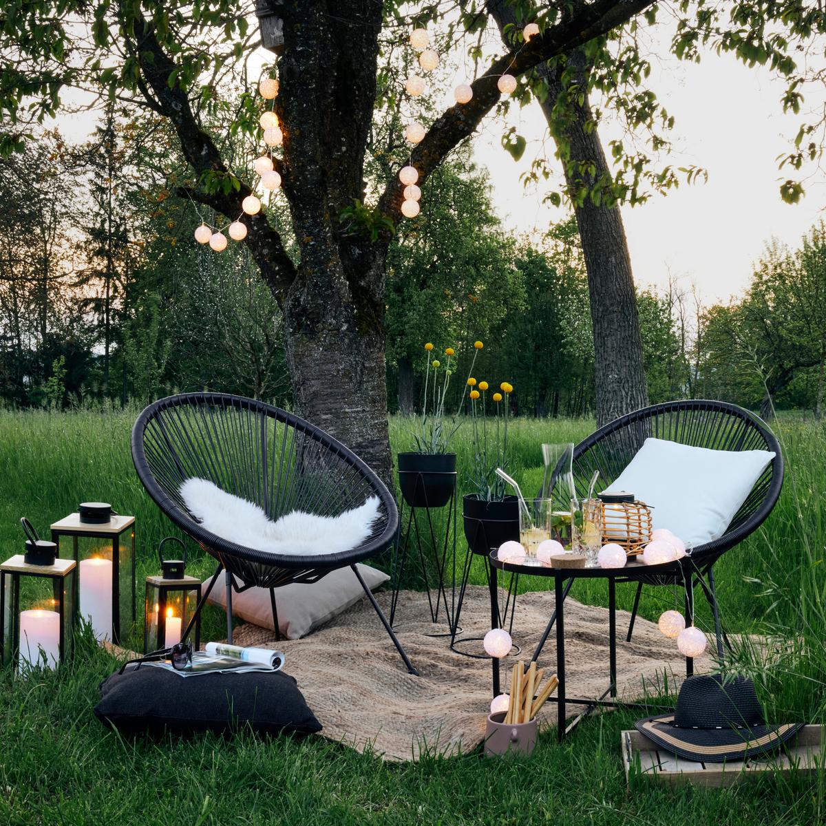 Garten-Relaxsessel in Schwarz kaufen ➤ mömax