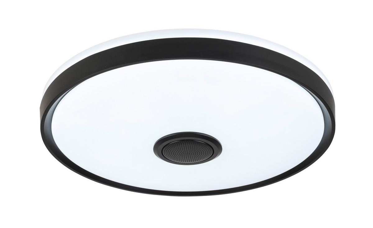 LED Smart Mennyezeti Lámpa Mirsada - fekete/fehér, műanyag/fém (40/9cm) - Premium Living