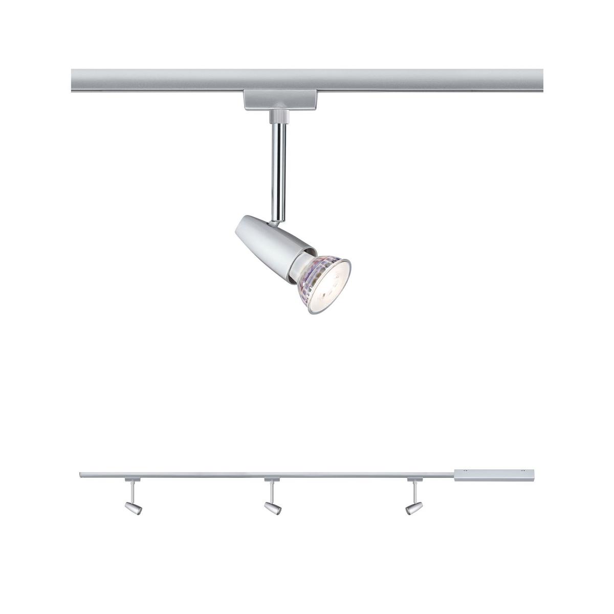 Schienensystem-Strahler Starter Set Barelli max. 10 W - Design (120cm) - Paulmann