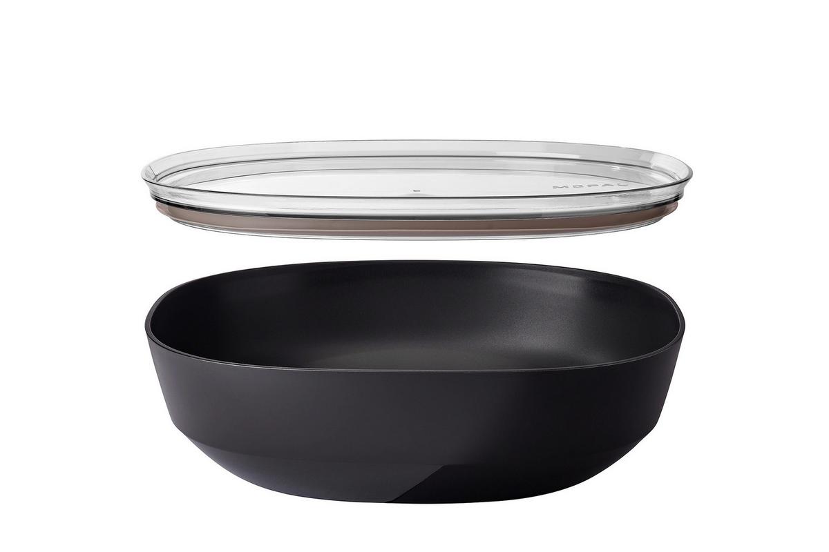 ZESTAW DO SAŁATEK 105941241100 - czarny, Konventionell (30,1/9,2cm) - Mepal