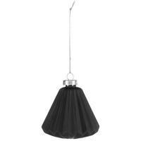 Karácsonyfadísz Lara - fekete, üveg (8cm) - Modern Living