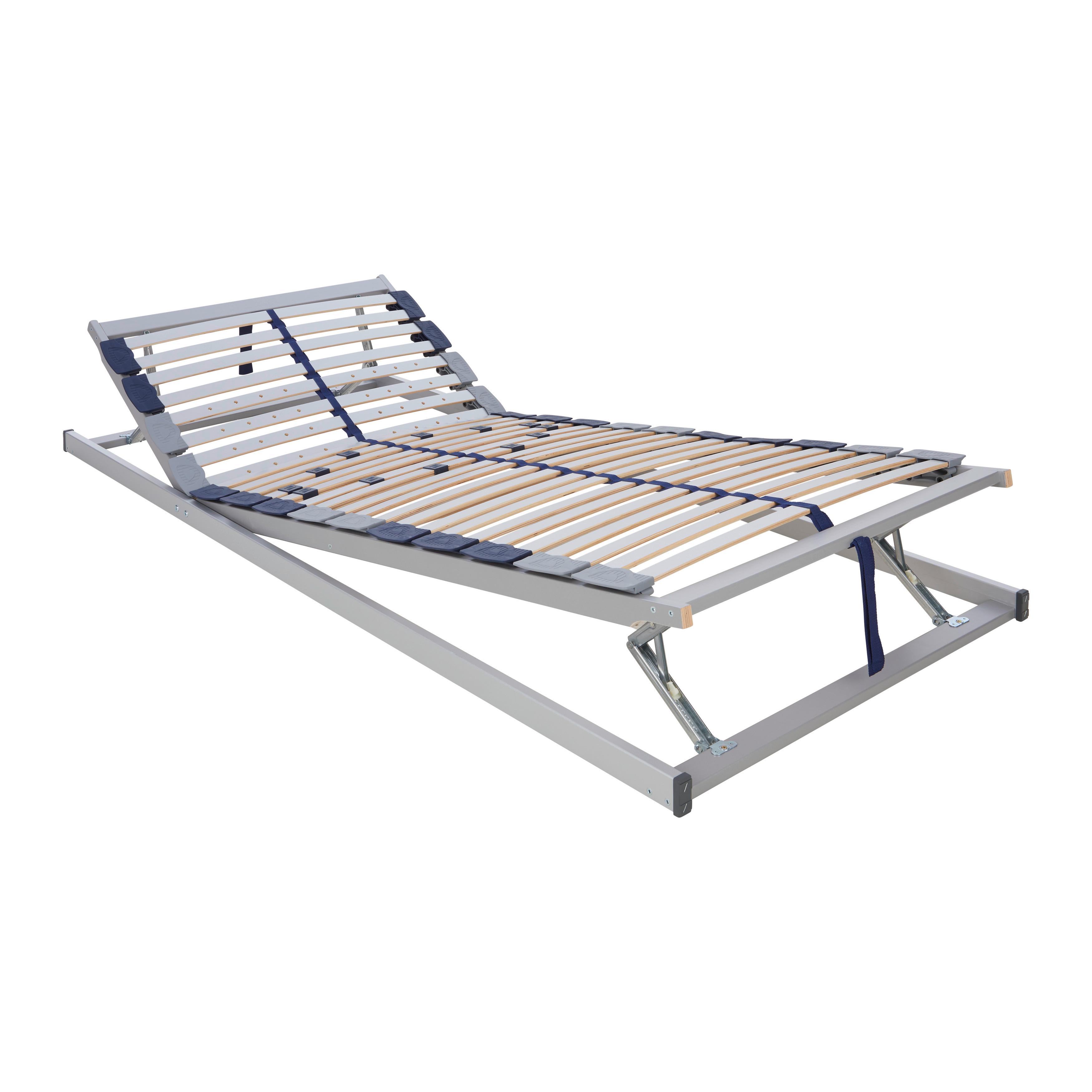 RIBBOTTEN SILVER FLEX KF - ljusgrå, trä (120/200cm) - Premium Living