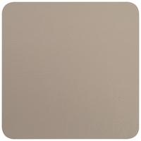 Untersetzer Jette aus Leder in Grau - Grau, Leder (10/10cm) - Premium Living
