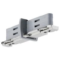 Schienensystem-Stromtrenner Urail in Chromfarben - Chromfarben, Design, Metall (1,8/7/1,8cm) - Paulmann