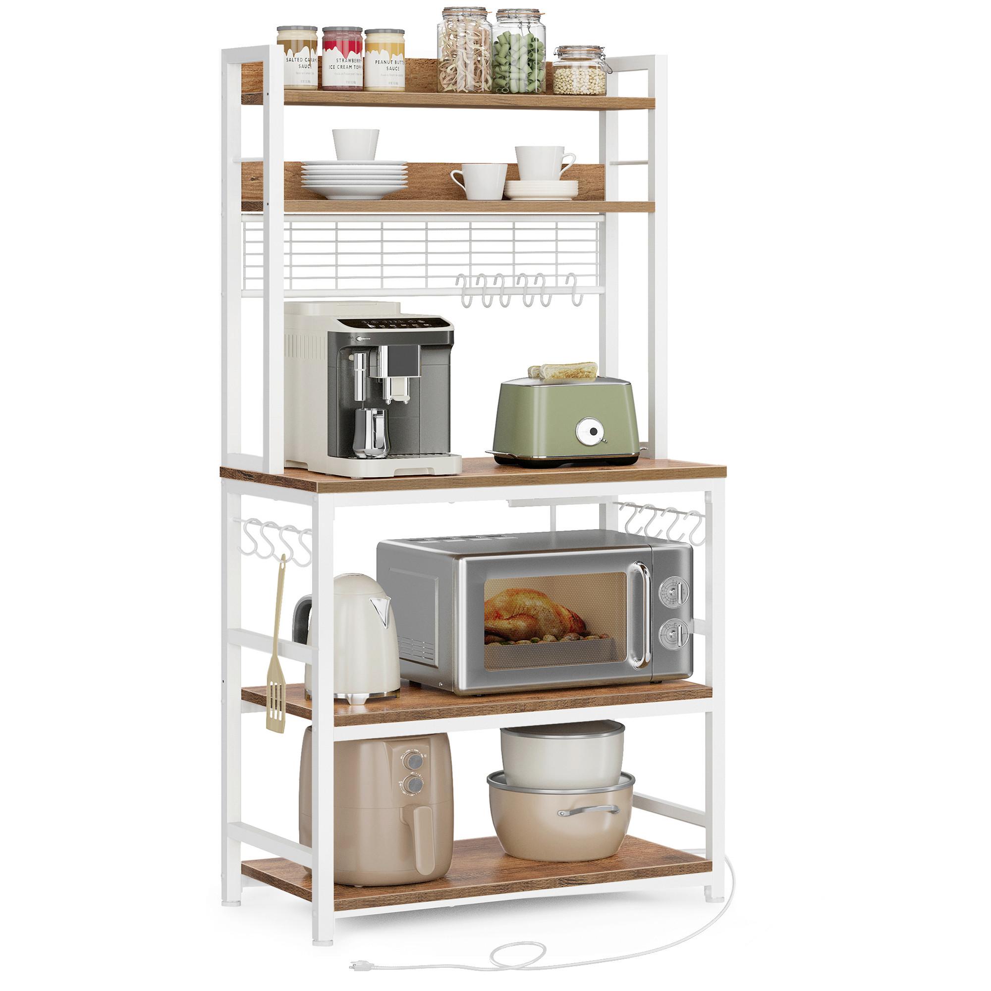 Regal Braun/ Weiß ca. 80x170x40 cm - Braun/Weiß, Trend, Holzwerkstoff/Metall (80/170/40cm) - MID.YOU