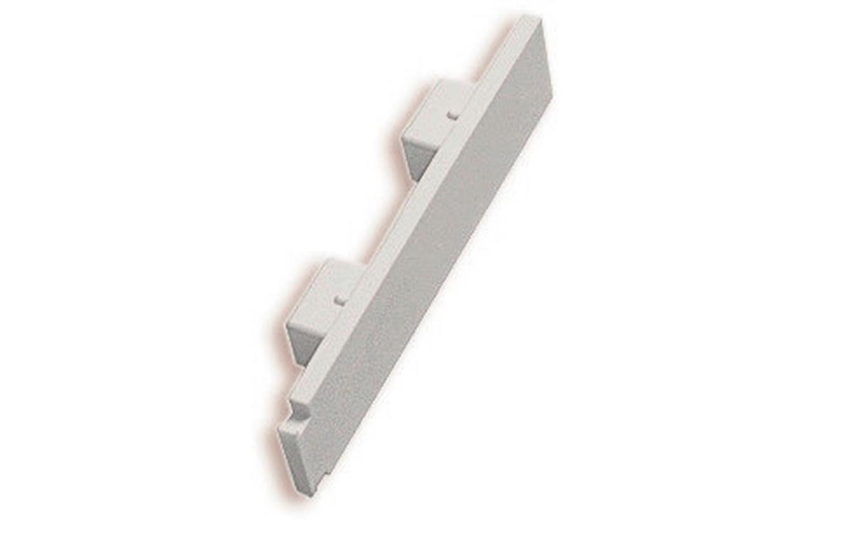 Végzáró 2db 7cm - fehér, műanyag (7cm)