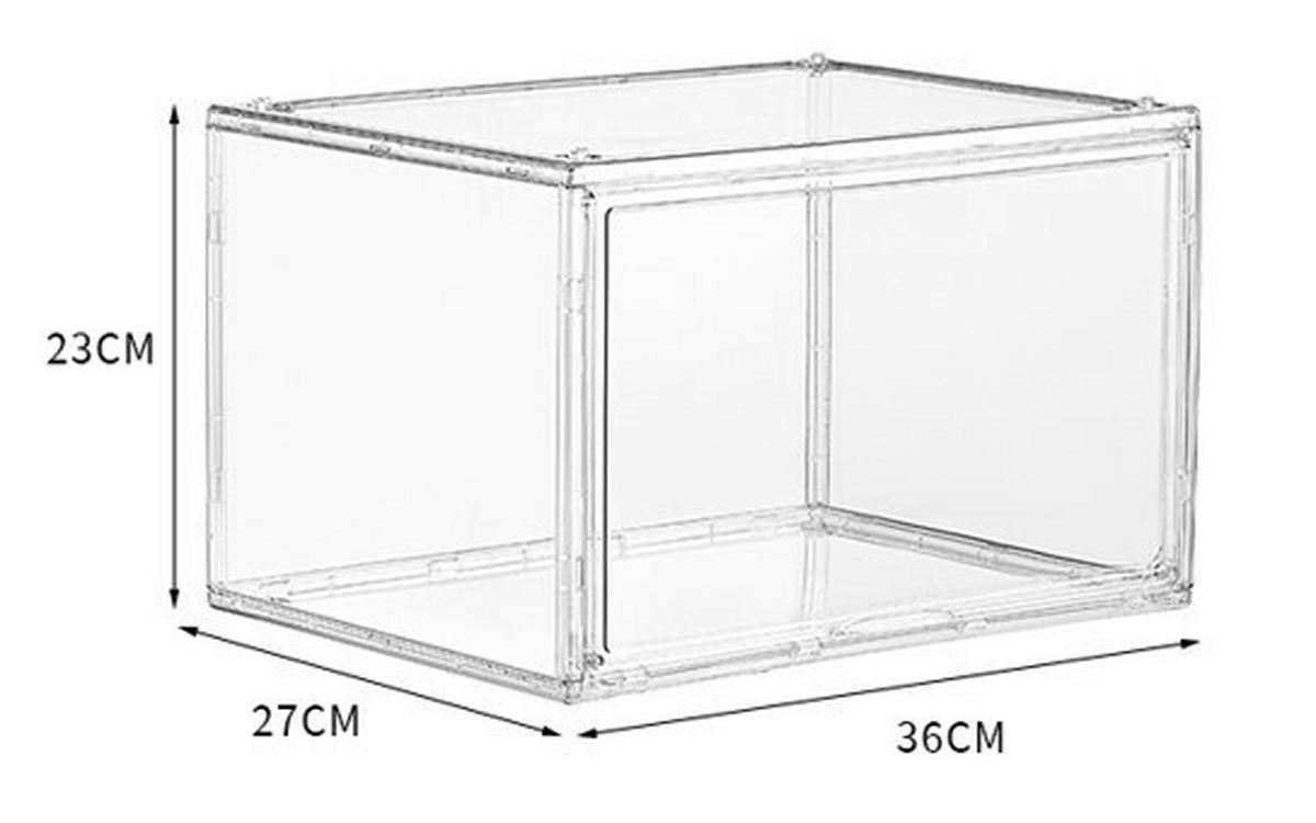 Škatla Za Čevlje Larissa -Ext- - prozorno, Konvencionalno, umetna masa (36/23/27cm) - Modern Living
