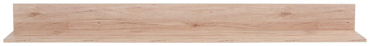 Zidna Polica Malta - boje hrasta, Moderno, drvni materijal (180/18/20cm) - Modern Living