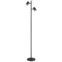 STEHLEUCHTE 57918S - Grau, Design, Metall (27/22/158cm) - Globo