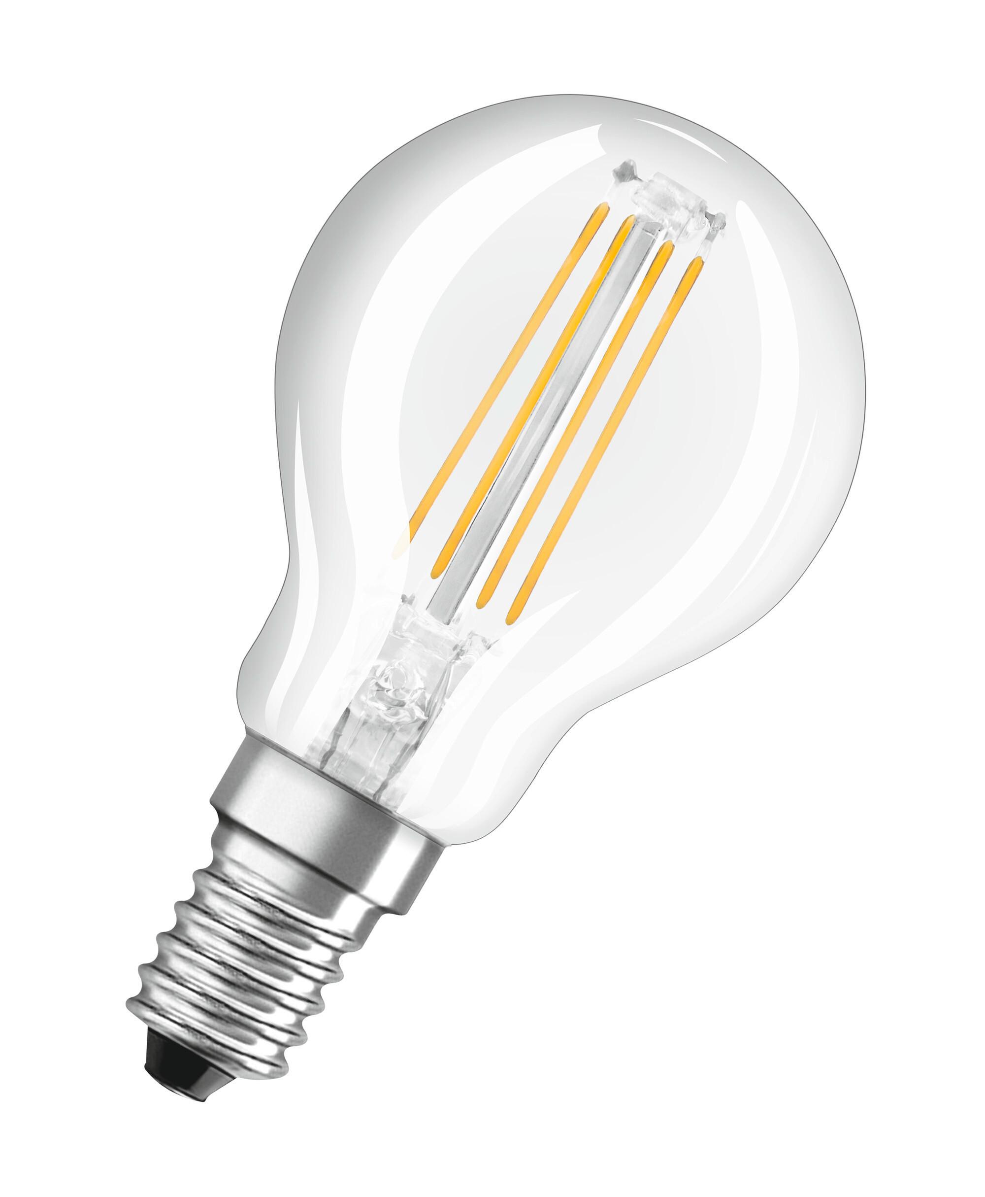 ŻARÓWKA LED LEDTHREESTEPDIMCLASSICP404WE14 - przejrzysty, Basics, szkło (4,5/7,7cm) - Osram