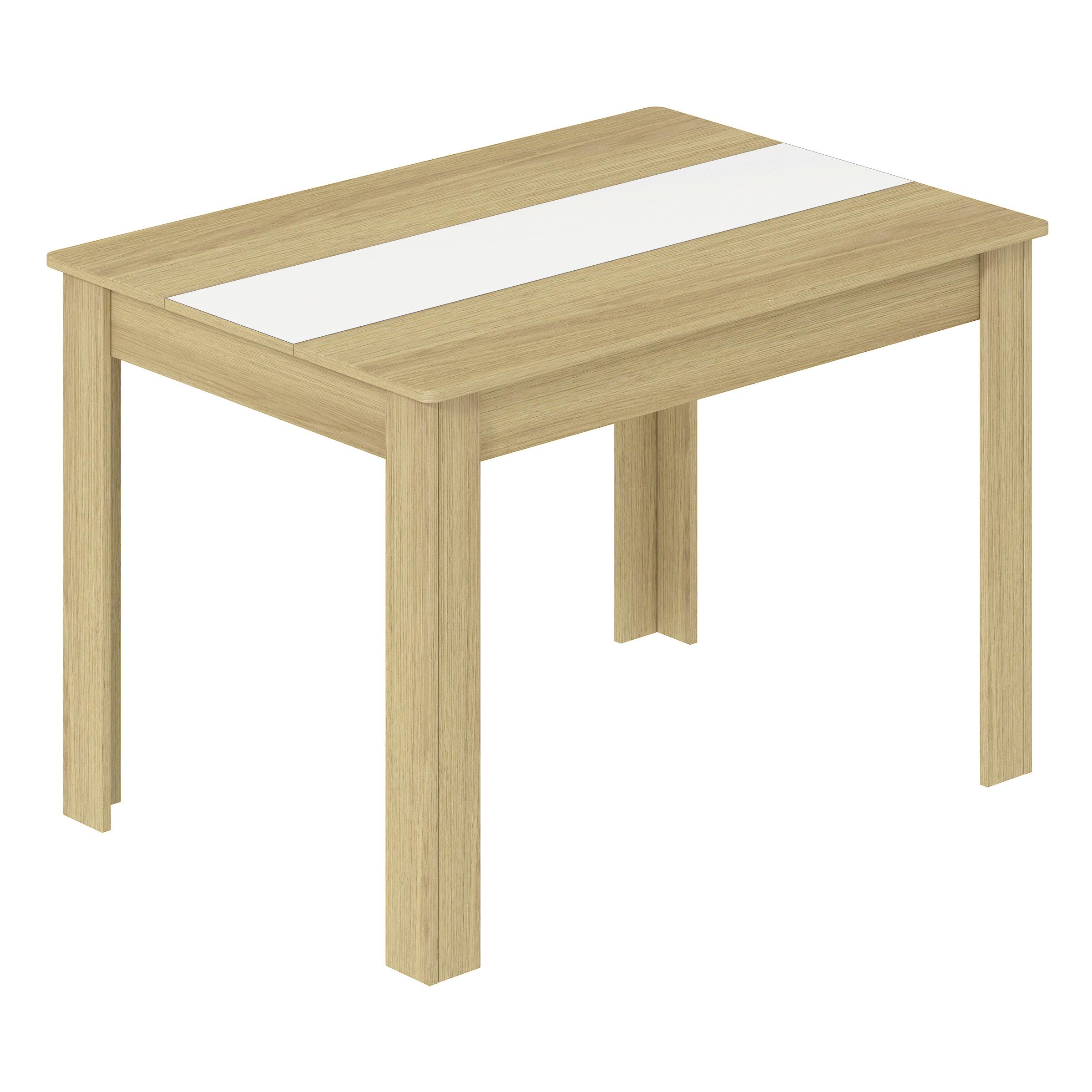 Esstisch Vcm Esstisch "disalo" 115x80 - Honigeiche/Weiss, Modern, Holzwerkstoff (115/80/75cm) - MID.YOU