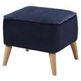 Hocker in Blau 'Milo' - Blau/Kieferfarben, Trend, Holz/Holzwerkstoff (47/36/47cm) - Livetastic Hocker in Blau 'Milo' - Blau/Kieferfarben, Trend, Holz/Holzwerkstoff (47/36/47cm) - Livetastic