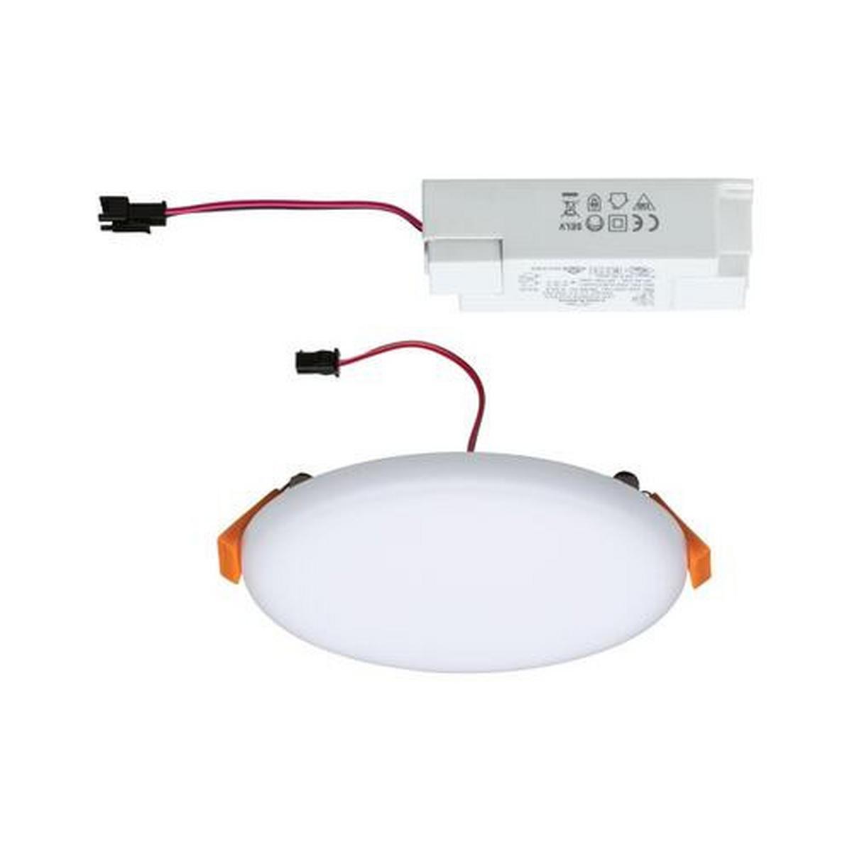 LED-Paneel in Weiß max. 8,5 Watt - Weiß, Basics, Kunststoff (12,5/1cm) - Paulmann
