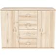 Comodă Karin - culoare lemn fag, Modern, compozit lemnos (105/80/35cm) Comodă Karin - culoare lemn fag, Modern, compozit lemnos (105/80/35cm)