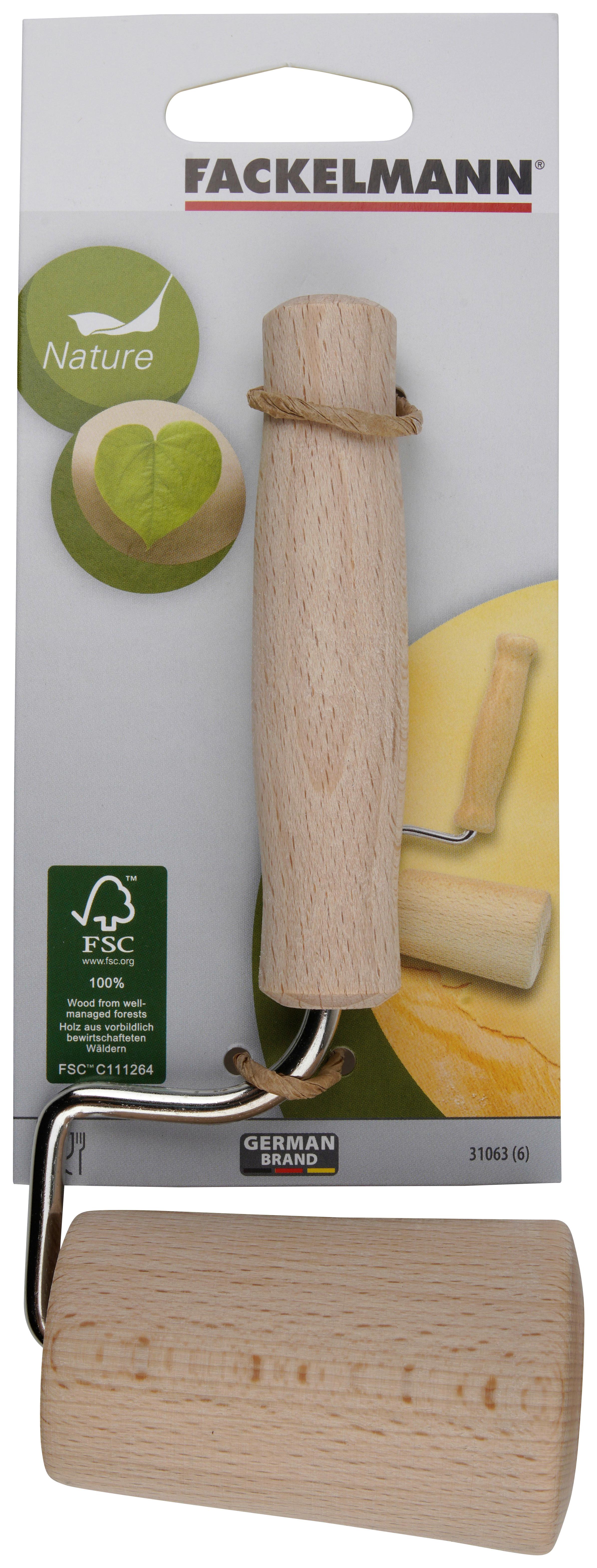 Teigrolle FSC1 Buchefarben - Buchefarben, Holz (7cm) - Fackelmann