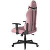 GAMINGSTOL PRINCE - vit/pink, Modern, textil/plast (67/126/67cm) - Dxracer