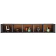 Stenska Polica Arizona - antracit, Moderno, leseni material (172/26/32cm) - Premium Living Stenska Polica Arizona - antracit, Moderno, leseni material (172/26/32cm) - Premium Living
