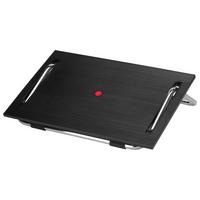 Opora Za Noge Podi Iii, Črna - barve kroma/črna, Basics, kovina/umetna masa (48/15/40cm) - MID.YOU