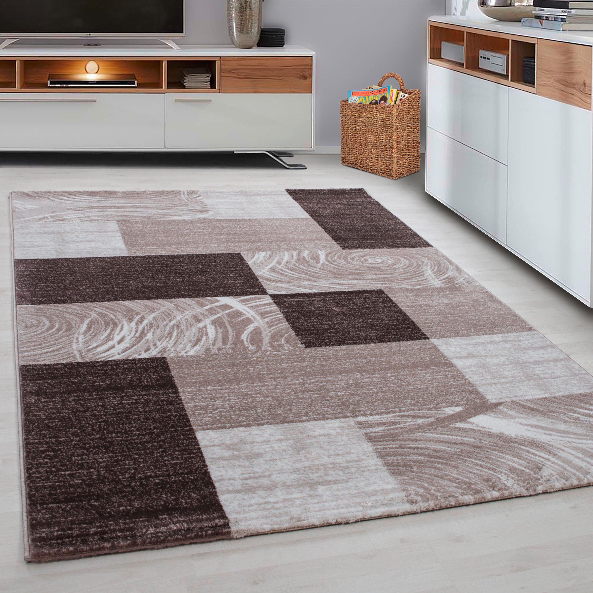 Webteppich Parma Braun ca. 80x150cm - Braun, KONVENTIONELL, Textil (80/150cm) - Novel