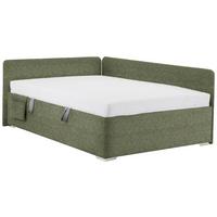 PAT REMI DECOR MASLINIU - culoare natur/măsliniu, Konventionell, lemn/textil (140/200cm) - Mömax