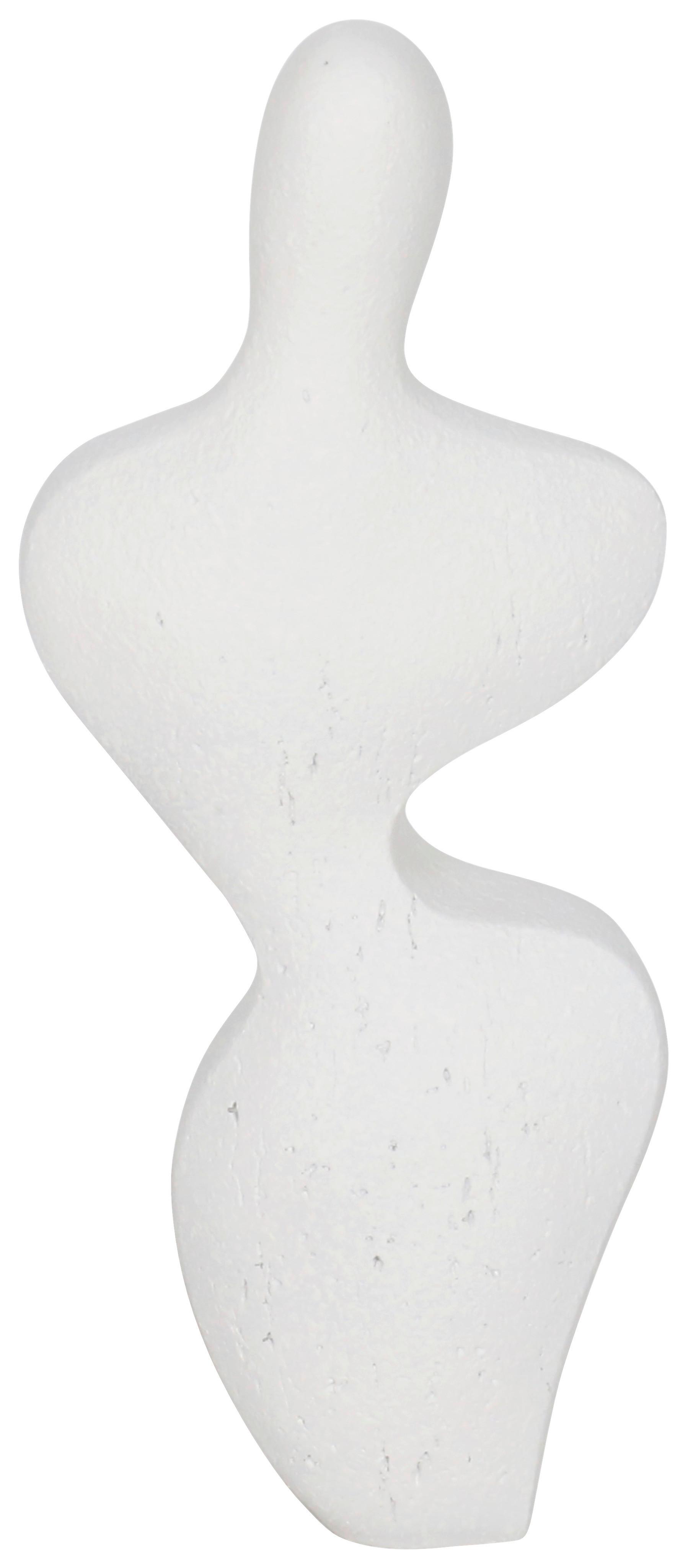 Ukrasna Figura Noor - bela, Moderno, plastika (12,5/31,5/7cm) - Mömax