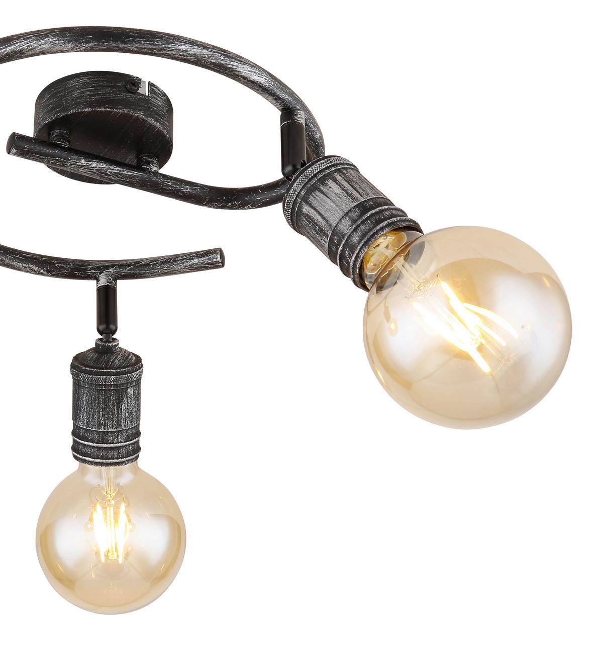 Strahler Ottilie in Nickelfarben max. 40 Watt - Nickelfarben, Basics, Metall (25/11cm) - Globo