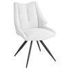 Stolica Ava - svijetlo siva/crna, Design, metal/tekstil (57/90,5/64,5cm) - Premium Living