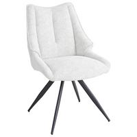 Stolica Ava - svijetlo siva/crna, Design, metal/tekstil (57/90,5/64,5cm) - Premium Living