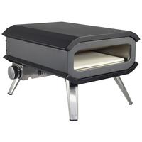 Pizzaofen Gas Schwarz ca. 40x30x46cm - Schwarz, KONVENTIONELL, Keramik/Kunststoff (40/30/46cm) - Mömax