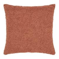 Zierkissen Boucle Rostfarben ca. 45x45cm - Rostfarben, Modern (45/45cm) - Modern Living