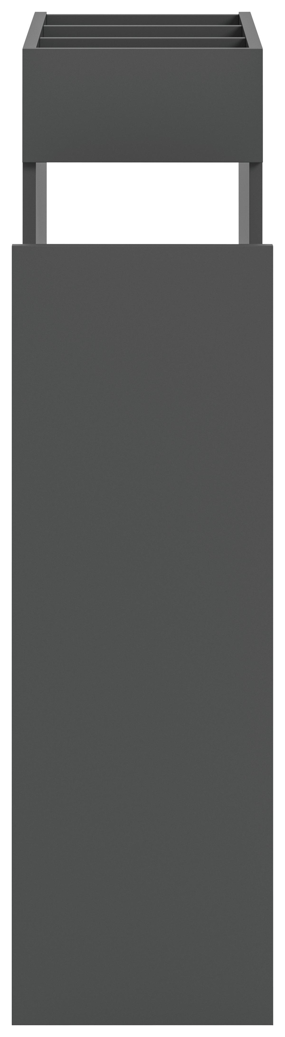 Badezimmerregal Free Anthrazit - Anthrazit, Basics, Holzwerkstoff/Kunststoff (29/101/60cm) - MID.YOU