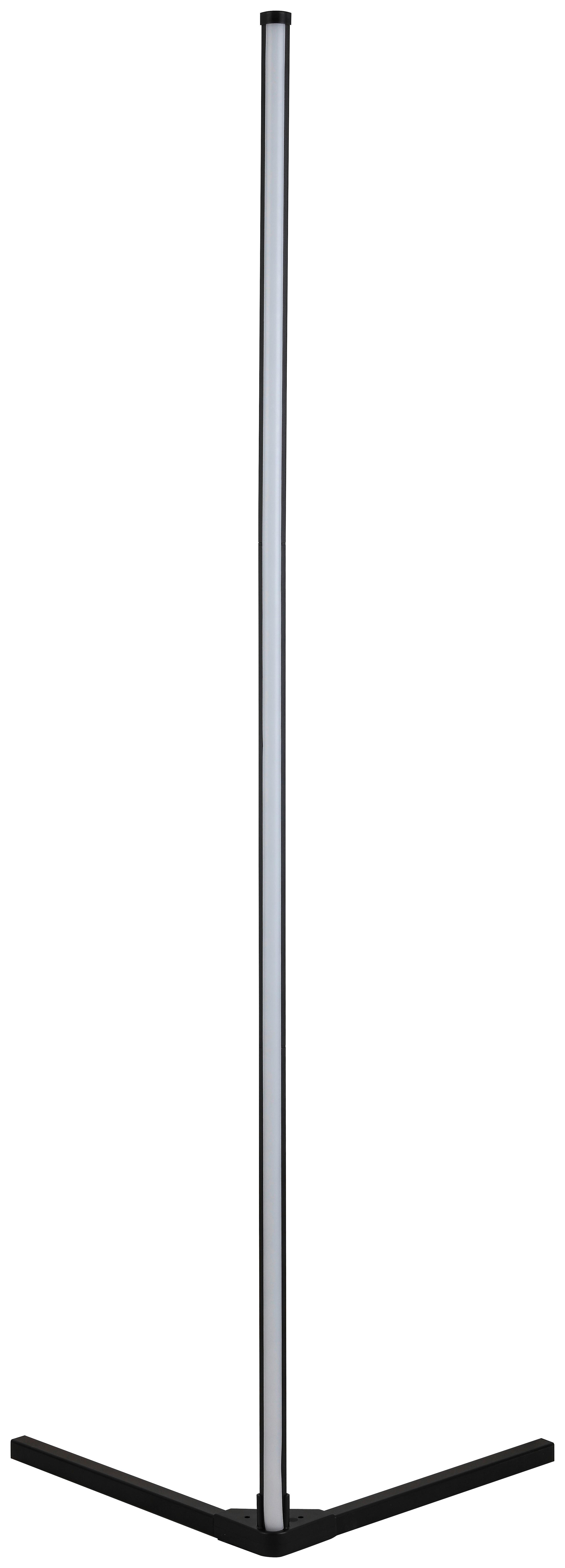 LED-GOLVLAMPA JULIKA - svart, Modern, metall/plast (38,5/38,4/140cm) - Mömax