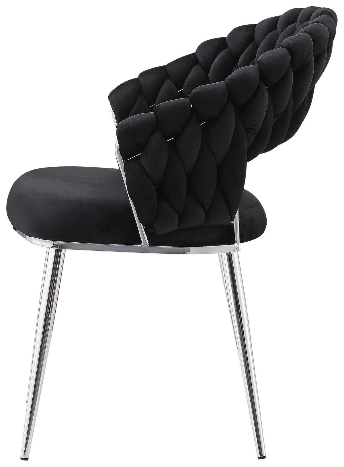 ARMLEHNSTUHL-SET FINESSE 125 - Silberfarben/Schwarz, Design, Kunststoff/Metall (61/82/60cm) - Kayoom