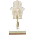 Skulptur Gisele - Beige, Natur, Holzwerkstoff (15/28.5/7cm)