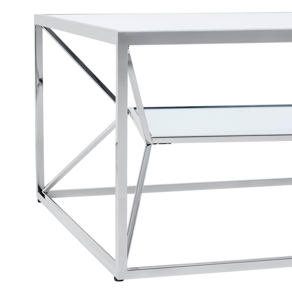 Klubska Miza Angel Ii - barve kroma, Moderno, kovina/steklo (70/38/70cm) - Mömax