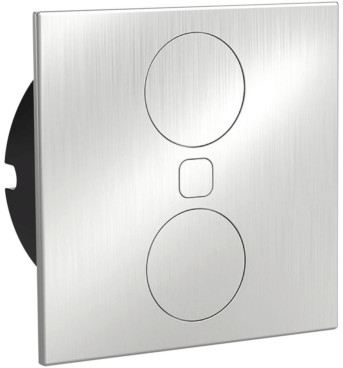 Steckdosenelement 103381025 - Edelstahlfarben (11,8/5/11,8cm)