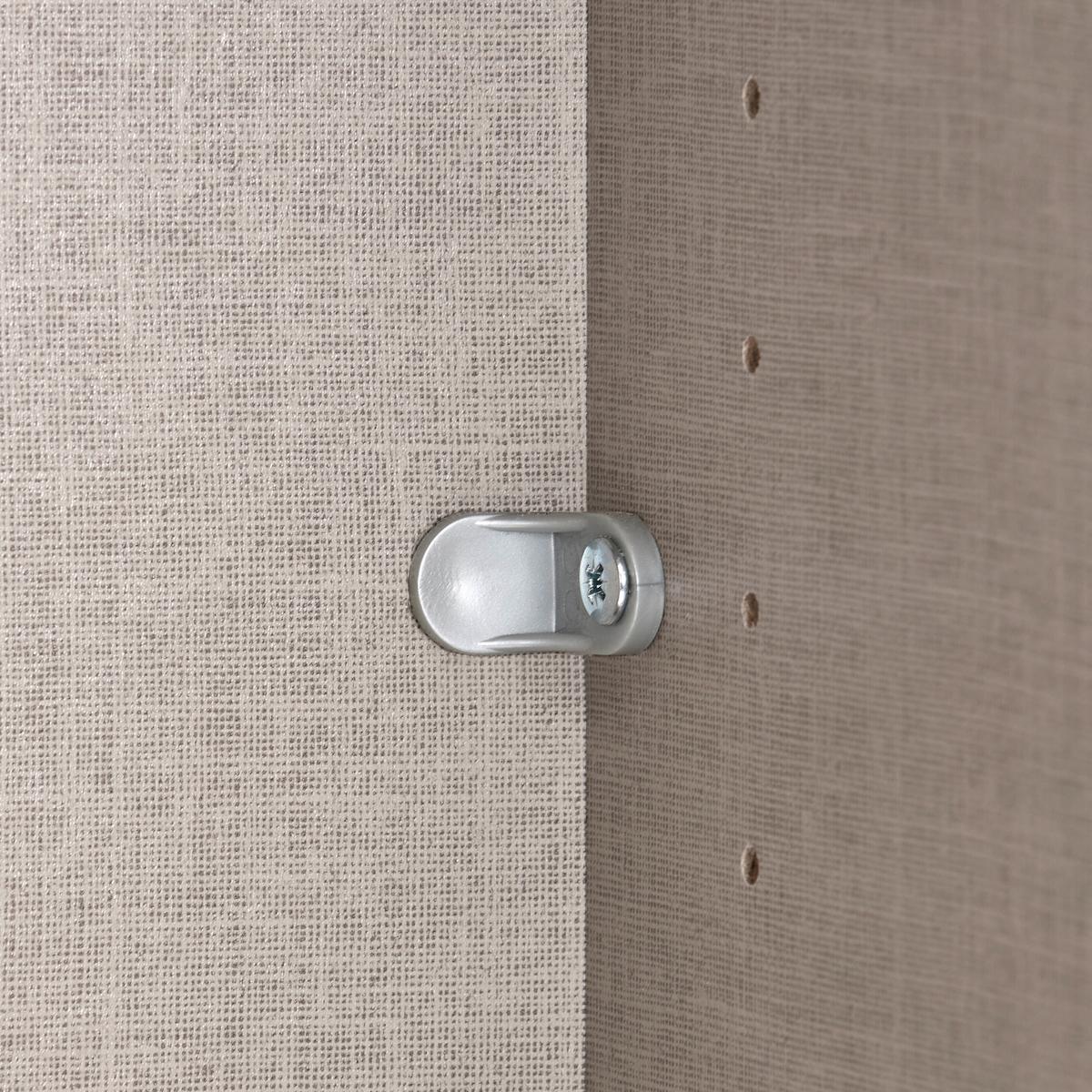 Ormar S Klasičnim Vratima Alabama - siva/srebrne boje, Moderno, drvni materijal/metal (271/229/54cm) - Modern Living