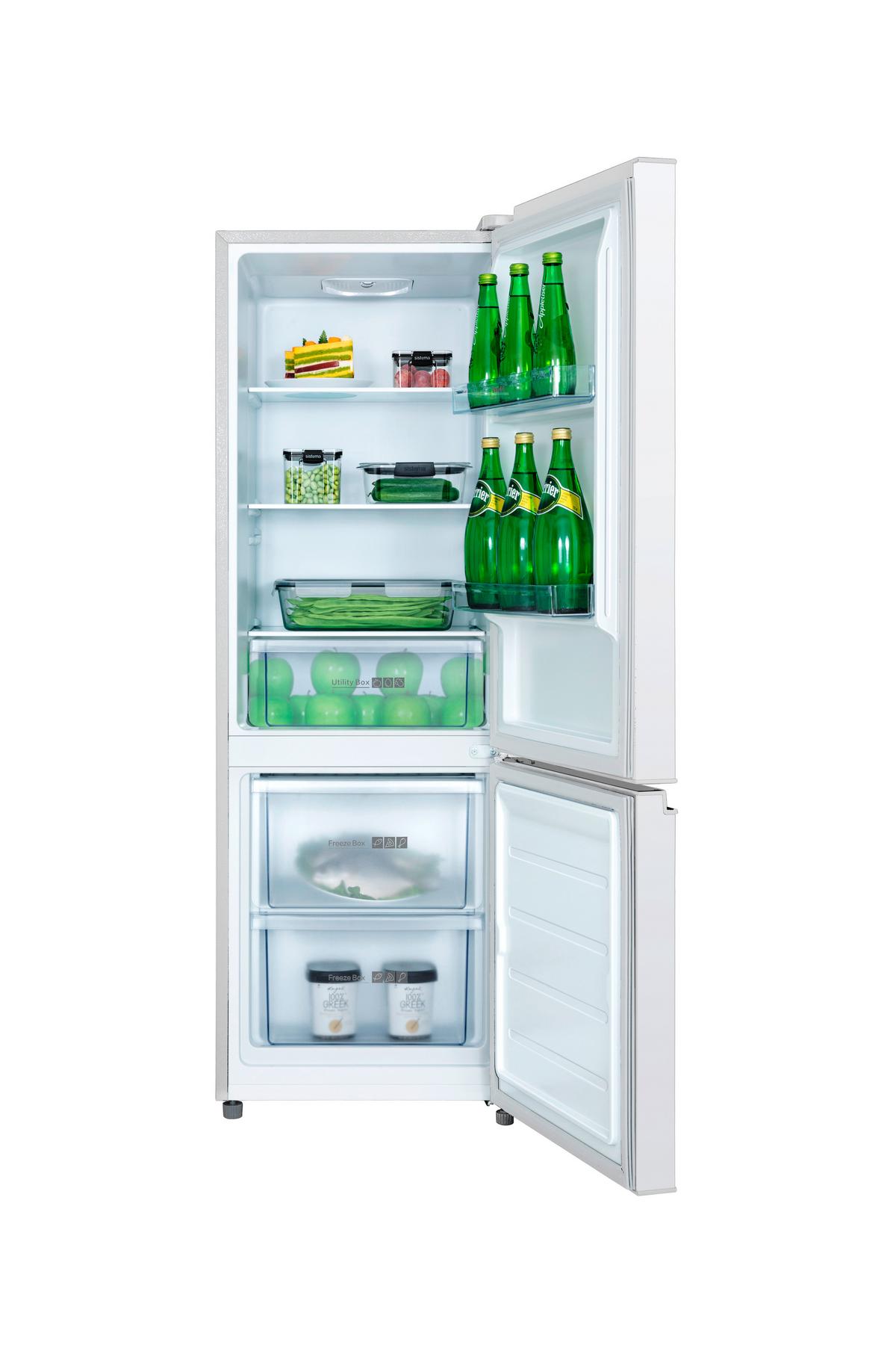 Kühl-Gefrier-Kombination KG162EWN Weiß - Weiß, Basics, Metall (49.8/145.5/51.5cm) - PKM
