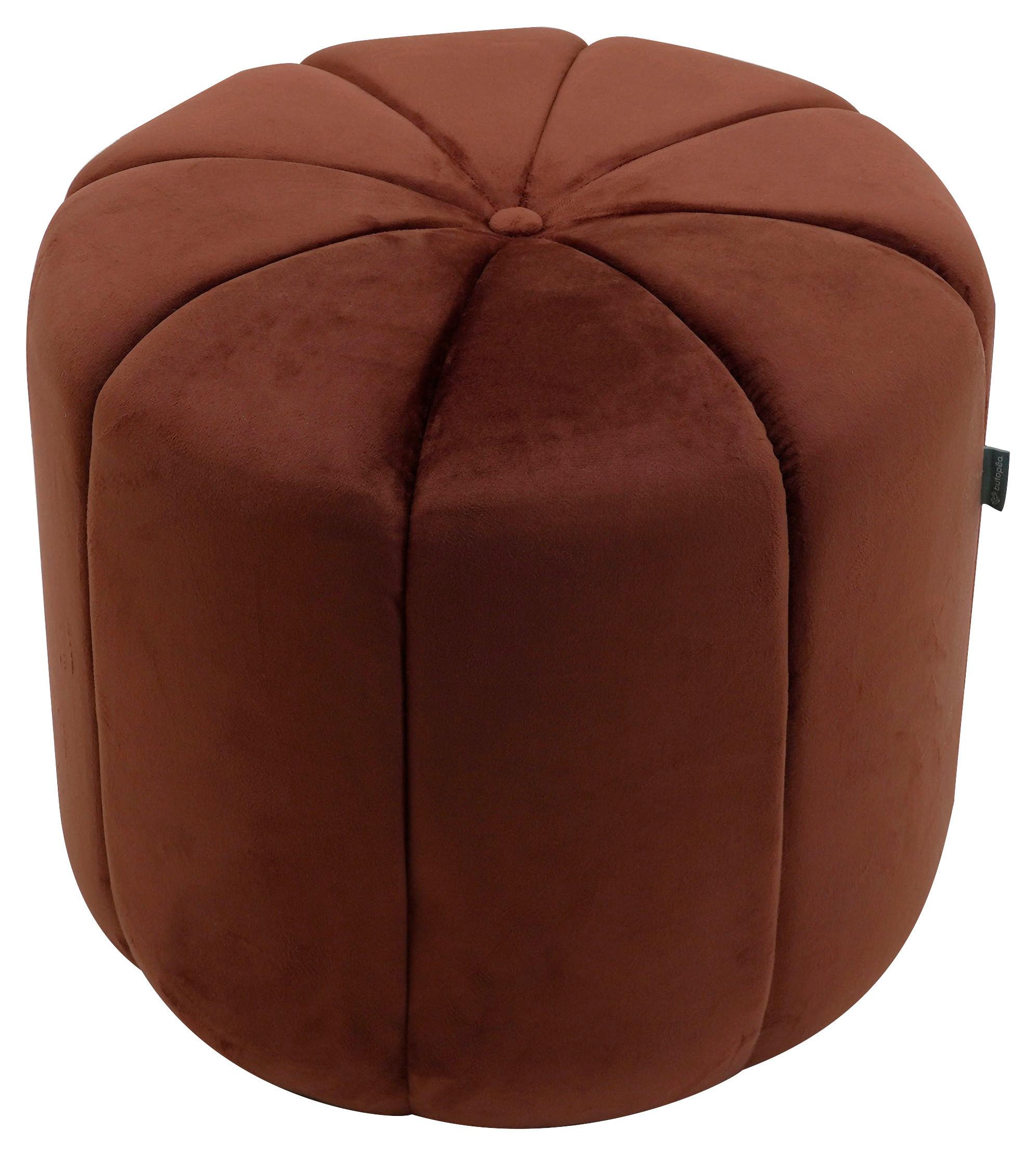 Ülőke Deho - terrakotta, Modern, textil/fa (45/40cm)