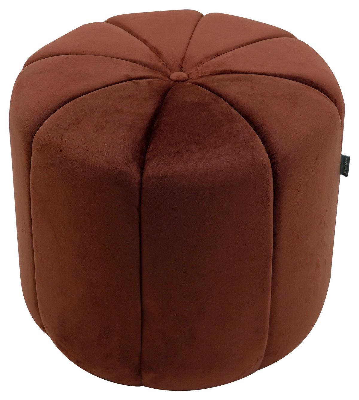 Ülőke Deho - terrakotta, Modern, textil/fa (45/40cm)