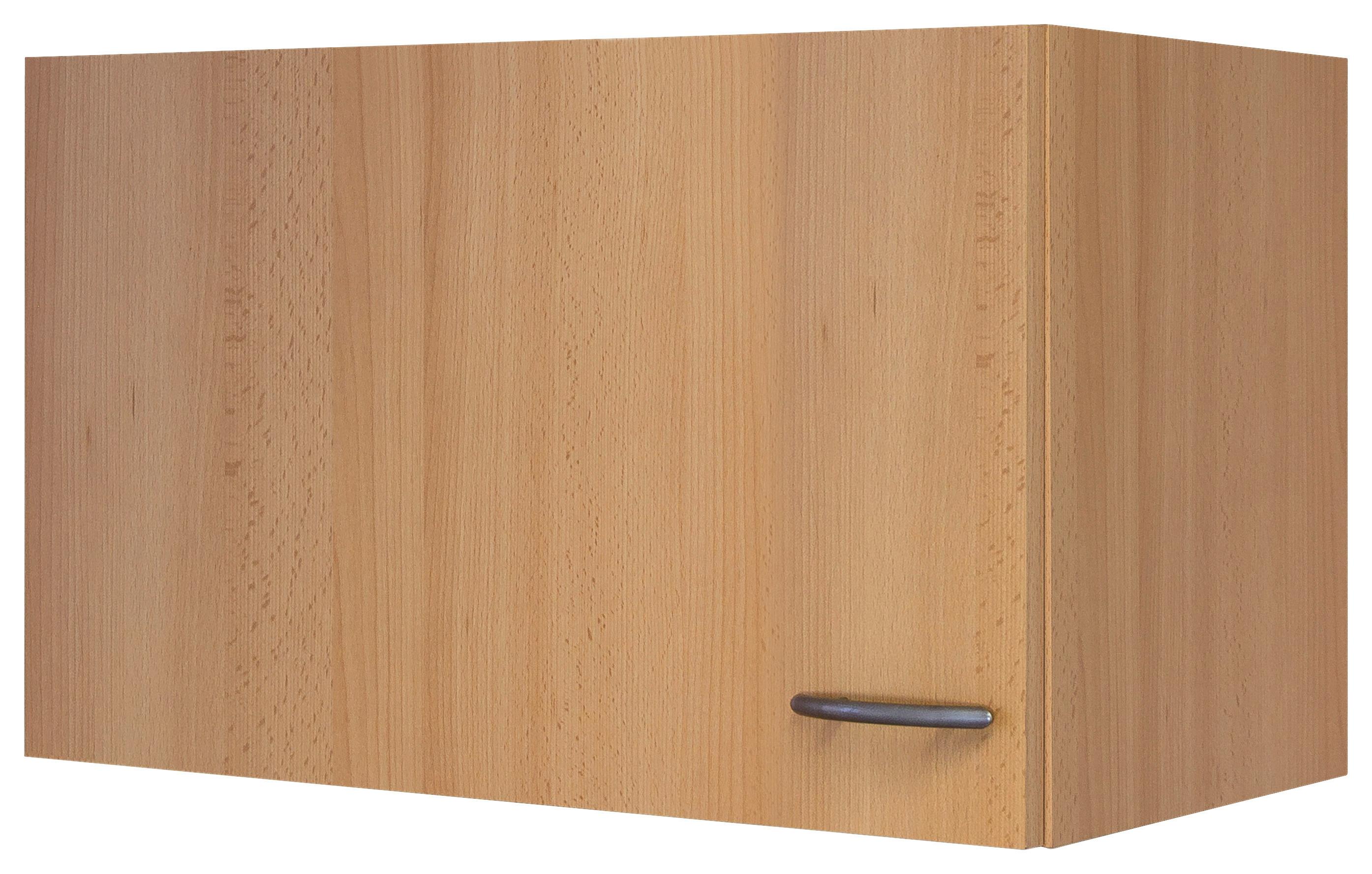 Küchenoberschrank in Buchefarbe 'Nano' - Edelstahlfarben/Buchefarben, MODERN, Holzwerkstoff/Kunststoff (60/32/32cm) - FlexWell
