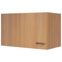 Küchenoberschrank in Buchefarbe 'Nano' - Edelstahlfarben/Buchefarben, MODERN, Holzwerkstoff/Kunststoff (60/32/32cm) - FlexWell