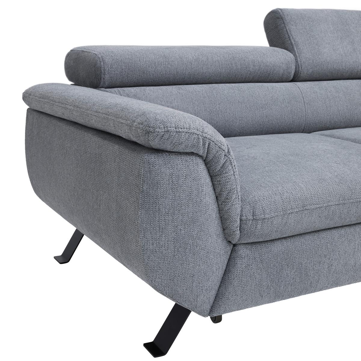 Coltar RAVEN - gri, Modern, textil (198/257cm) - Mömax