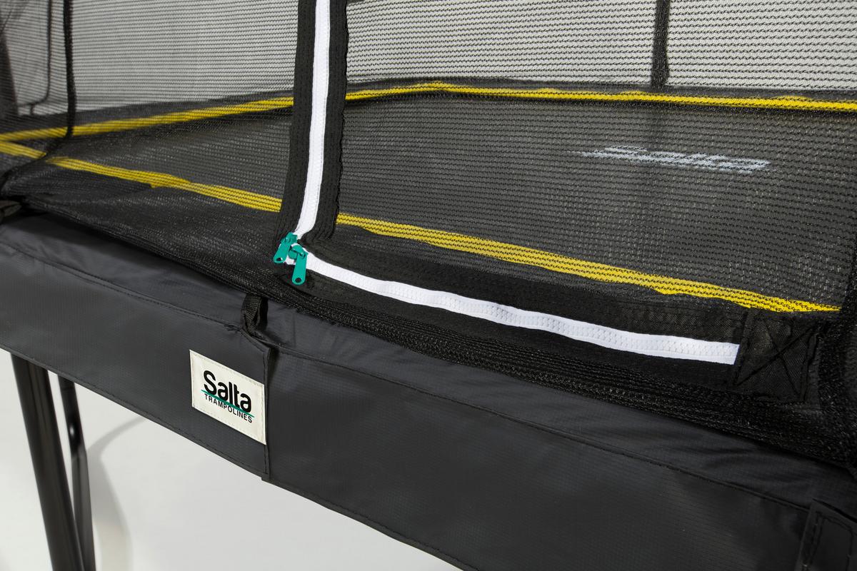 Trampolin Salta Comfort Schwarz - Schwarz, KONVENTIONELL, Metall (214/305cm) - Salta