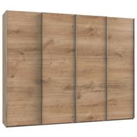 Ormar S Kliznim Vratima Level 36 A - boje hrasta/boje kroma, Moderno, drvni materijal (300/236/65cm) - Modern Living